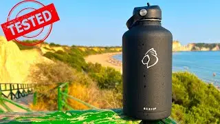 The Ultimate 64 oz Water Bottle I BUZIO Insulated Bottle Review