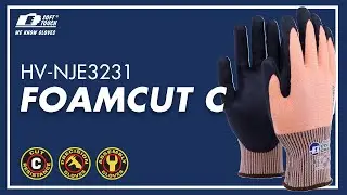 Cut protection gloves - HV-NJE3231 : Foamcut C