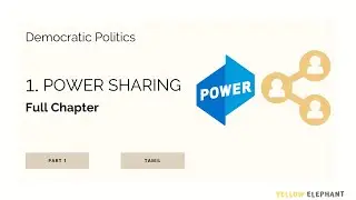 CBSE X - Democratic Politics - 1. Power Sharing - Full Chapter - Tamil.