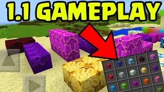 I Played Minecraft Pocket Edition 1.1 Update EARLY!!! // MCPE 1.1 Gameplay Preview!!