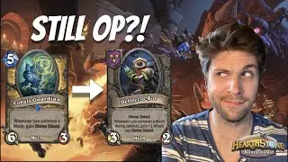 IS DEFLECT-O-BOT STILL OP? | Cobalt Guardian REMOVED | Hearthstone Battlegrounds Patch AoO 17.0