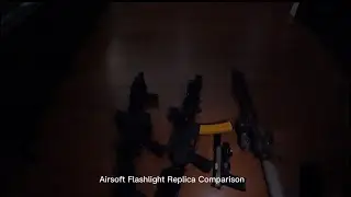Airsoft Flashlight Replicas Comparison (M300, M600 and PLHV2 and some Bonuses)