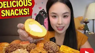 delicious eating show snacks | Asmr 😋 #asmr #mukbang 
