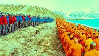 520 Prisoners Try To Run Away From Island Jail || Survival Movie Explained in Hindi/Urdu