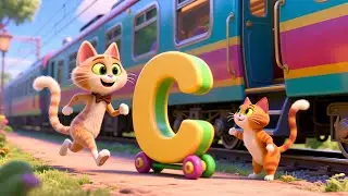 Train ABC Fun for Baby 🚂🎨 | Learn Alphabet for Kids | ABC Learning Song
