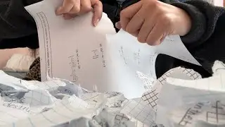 ASMR Aggressive Ripping Apart Useless Papers