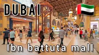 DUBAI 🇦🇪 ❤️ ||#2024 Ibn battuta mall,LUXURIOUSLY mall In SOUTH DUBAI Super Lovely Evening walk [4K]