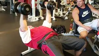 Chest Workout in Hokksund Norge with Strongman Ole Martin