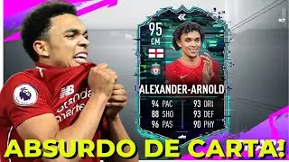 INSANO! ✅ REVIEW ALEXANDER ARNOLD 95 FLASHBACK - FIFA 22