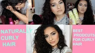 NATURALLY CURLY HAIR ROUTINE / BEST PRODUCTS FOR CURLY HAIR