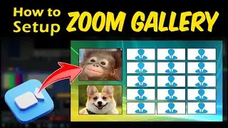 🔴 Как настроить вид галереи Zoom (макеты видео Zoom) | CyberTech