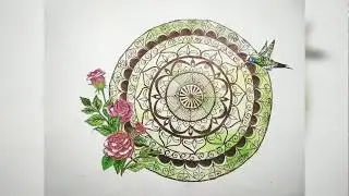 Creative Mandala Design| Nature based Creative Mandala Art| Unique Mandala Art..
