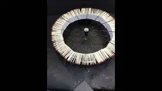 Match Burning Hobby.  Picture it, build it and burn it.  Playing with matches at its finest.  Fun