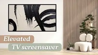Minimalist TV Art: 2-Hour Japandi Screensaver for a Zen Atmosphere