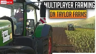 🔴LIVE | Farming Simulator 19 Multiplayer on Taylor Farms with the Klutch Crew