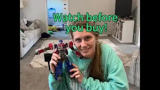 Transformer Optimus Prime Action Figure Review | Transforms Into A Truck | Watch It Transform!