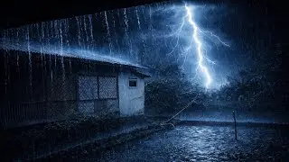 Soothing Heavy Rain for Deep Sleep 🌧️ Relaxing Rain Sounds for Insomnia Relief