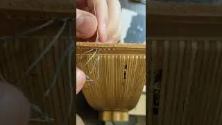 Learn to saddle stitch leather: the finishing backstitch