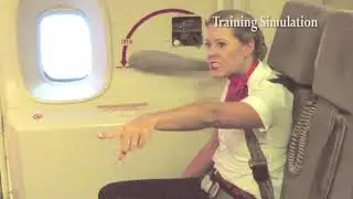 Virgin Atlantic evacuation training