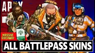 Apex Legends ALL Season 14 BATTLEPASS SKINS REVEALED (REACTIVE SKINS + New Legendary Wraith Skin)