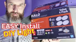 HALO canless downlight Installation (very easy)