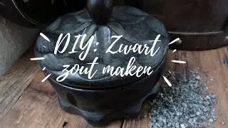 Zwart zout maken