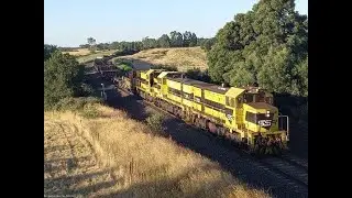 Short video of T381, T385 and T386 On 9824 and XR550, XR552 and G529 On 9158 9/1/22