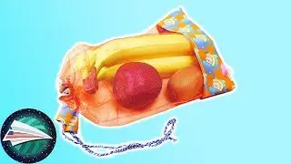 ZERO WASTE Sewing Reusable Fruit Bags | Sewing for Beginners | Leftover Fabric Ideas
