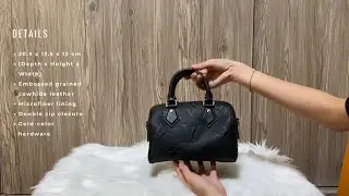 Unboxing Speedy 20 Bandouliere!!! 2021 release. 『LV 包包開箱』
