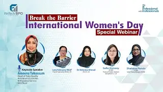 International Women's Day Special  Webinar || Break the Barrier || FinTech BPO Service