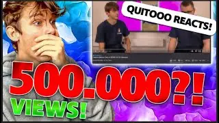 EN HALV MILLION VIEWS?! - Quitoooo reagere p&aring; 