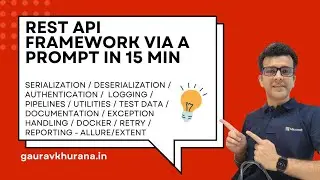 Rest API Automation in Minutes - Prompt to Framework