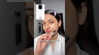 Mac Prep+ Prime+ mini 😵&zwj;💫 #mac Dewy makeup hack #funhacks Fun makeup hacks Mini free sample Mac