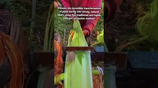 The Art of Natural Fiber Extraction!