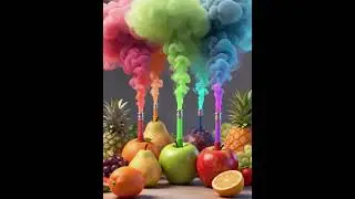 Fruity Smoke Symphony: When Fruits Meet Almus Shisha! 🍉🍊🍓