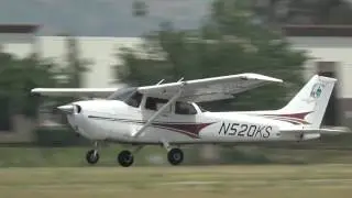 Cessna 172 touch & goes at KPOC 5/5/17