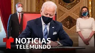 Biden firmará tres órdenes sobre migración en su primer día | Noticias Telemundo