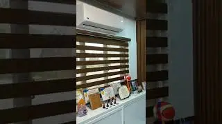Losa Korean Blinds in shades of Primewood Brown#koreanblinds