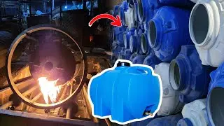 Ingenious Technique of Making Plastic Water Tanks.