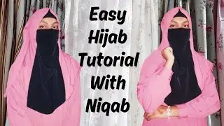 Soudi Niqab Tutorial ।।  Hijab With Niqab Tutorial  ।। Nose niqab।।  Hijabi Angel 🥰