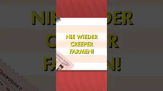 100.000 Creeper PRO STUNDE! #minecraft #building #timelapse