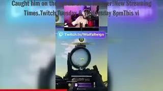 Caught him on the tail fin of the chopper!New Streaming Times.Twitch Tuesday & Wednesday 8pmThis