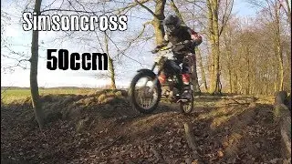 Simsoncross 50ccm ripping | Enduro Trail ridning | AyouLR (GoPro)