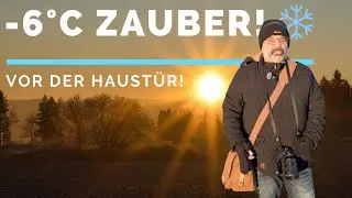 -6&deg;C Winterzauber direkt vor der Haust&uuml;r! ❄️ Sonnenuntergang auf dem Schellenberg &ndash; Atemberaubend! 📸