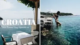 CROATIA HAS THE MOST TURQUOISE WATER | Solo Travel Vlog Stop #19