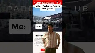 $10K+ for F1 paddock passes? Yeah&hellip; I&rsquo;ll watch from home 😂🏎️ #F1 #CanadianGP #formulaone #f1short