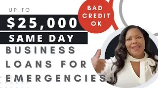 Same Day Business Loans Bad Credit Ok