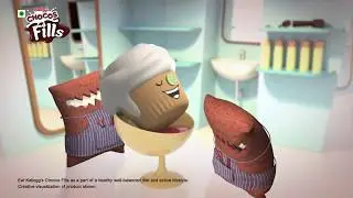 Kellogg's Fills Choco Vanilla -  Haircut toh bahana ha.. Inhe toh bas creamy hi khana hai