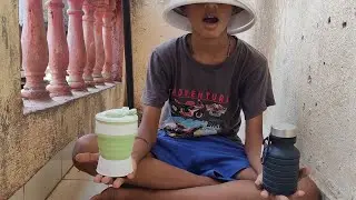Foldable bottle| Foldable bucket| Foldable coffee mug Unboxing & Testing