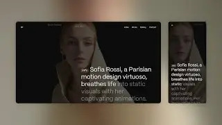 Page Scroll Text Animation - Awwwards Rebuild  - HTML, CSS, Javascript